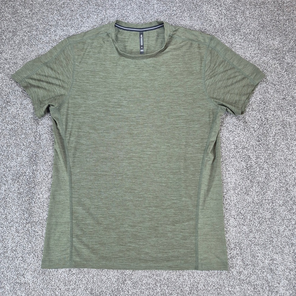 Ten Thousand Shirt Mens Medium Green Versatile Performance Training Tee Athletic